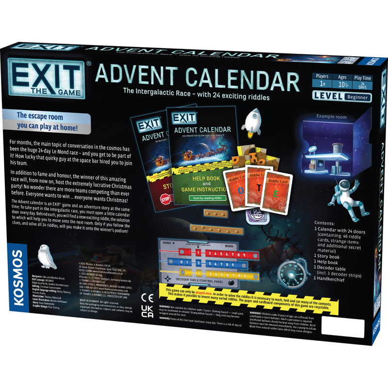 Exit the Game:  Advent Calendar - The Intergalactic Race