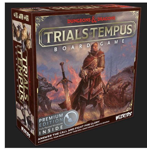 D&D Trails of Tempus Board Game Premium Edition