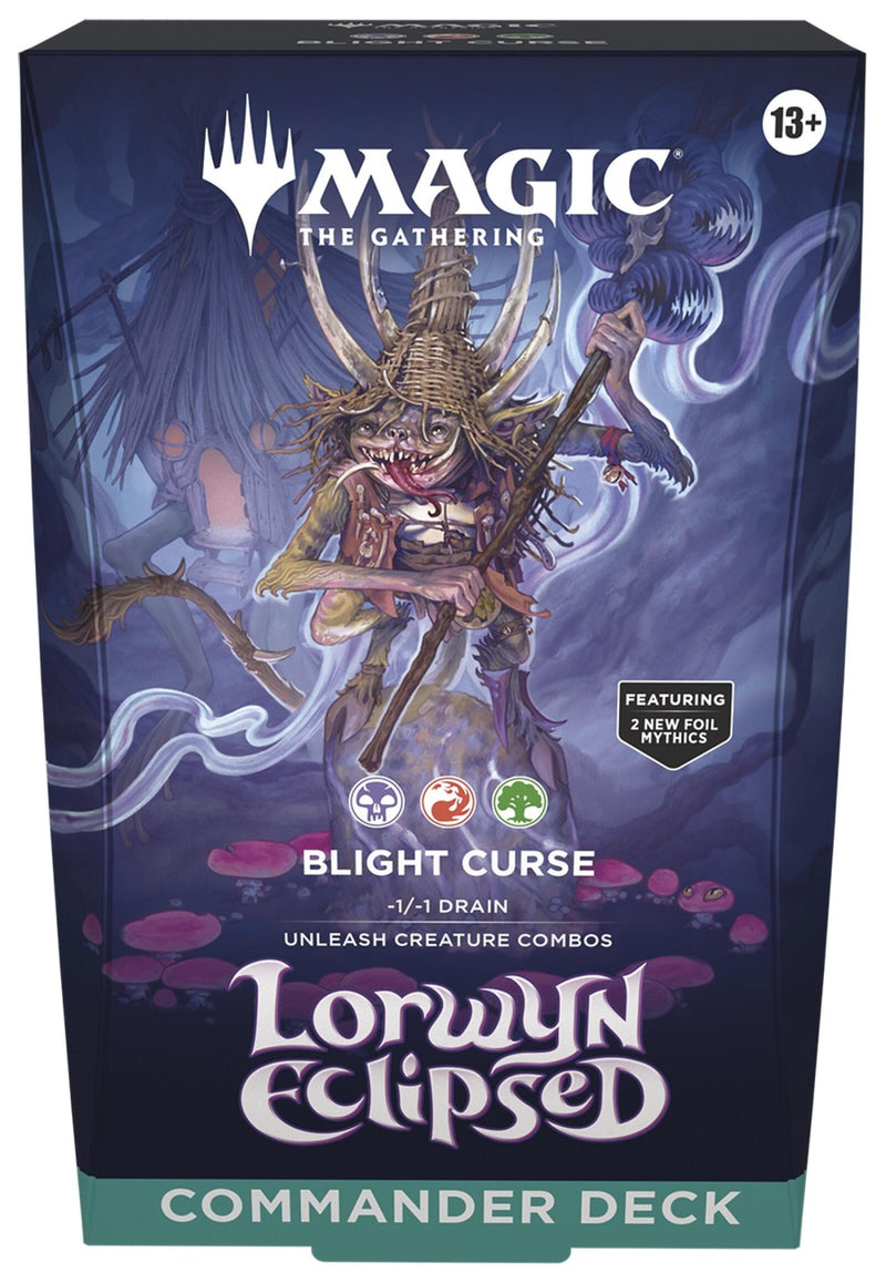 MTG Magic the Gathering: Lorwyn Eclipsed - Commander Deck (2 Decks)