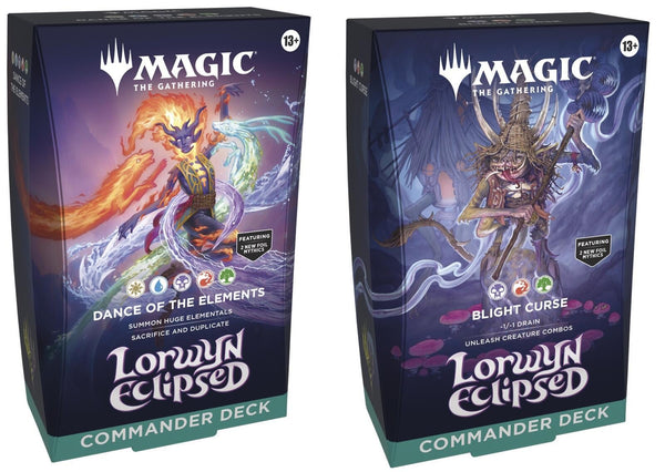 MTG Magic the Gathering: Lorwyn Eclipsed - Commander Deck (2 Decks)