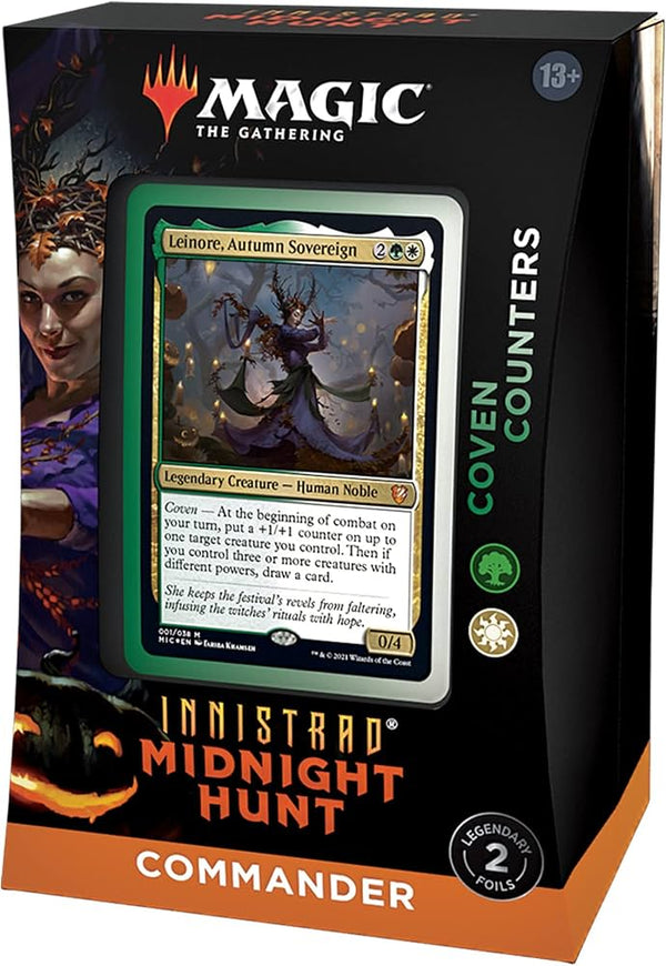 MTG Magic The Gathering: Innistrad Midnight Hunt - Coven Counters Commanders Deck