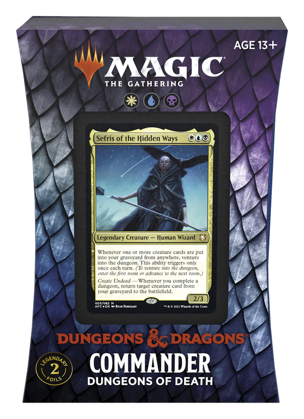 MTG Magic the Gathering: Adventures in the Forgotten Realms - Dungeons of Death Commander Deck