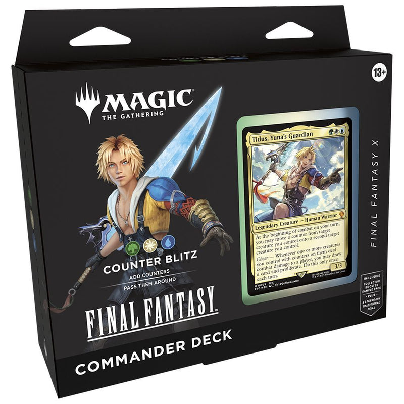 MTG Magic the Gathering: Final Fantasy - Commander Deck Display (4)