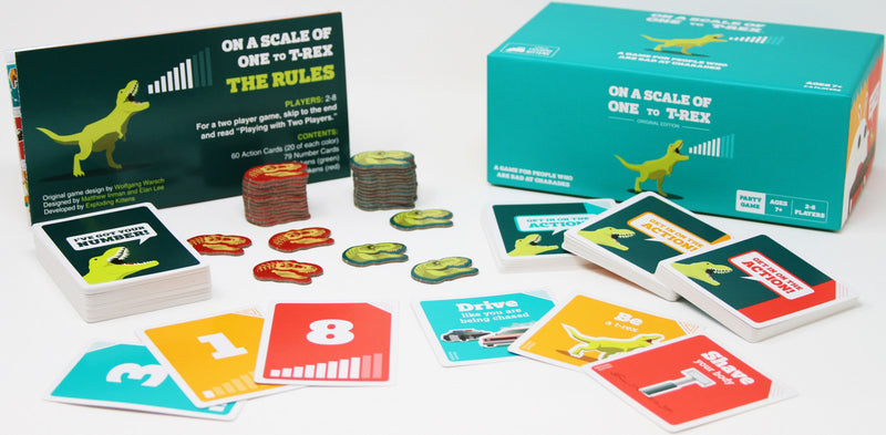 On A Scale of One to T-Rex (By Exploding Kittens) – Tabletop Games Pty Ltd
