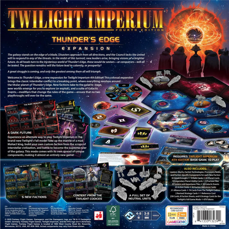 Twilight Imperium: Thunder's Edge Expansion