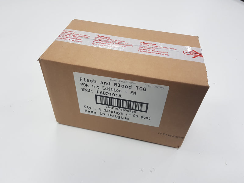 Flesh and Blood TCG Monarch 1st Edition - Sealed Case (4 Display Boost Tabletop Games Pty Ltd Flesh and Blood TCG Monarch 1st Edition - Sealed Case (4 Display Boost Tabletop Games Pty Ltd