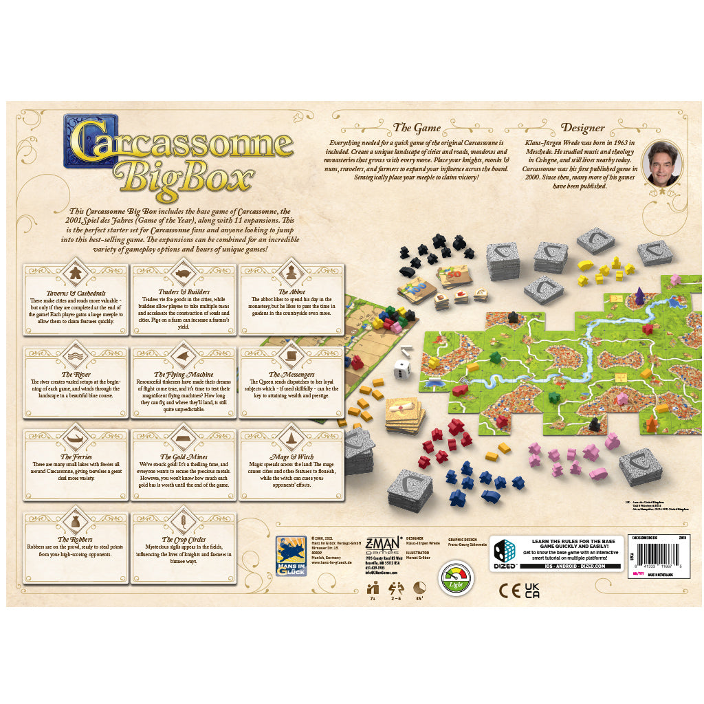 Carcassonne Big Box 2022 Tabletop Games Pty Ltd