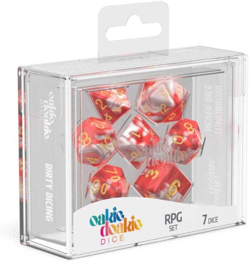 Dice: Oakie Doakie Dice RPG Set GemiDice - Red Sky (7)