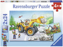 Puzzle: (2 x 24 pc) Diggers At Work
