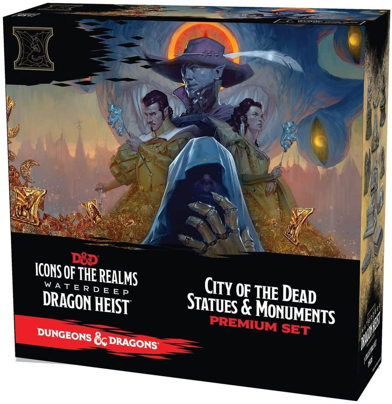 D&D Icons of the Realms: Waterdeep Dragon Heist Set 9 - City of the Dead Statues & Monuments
