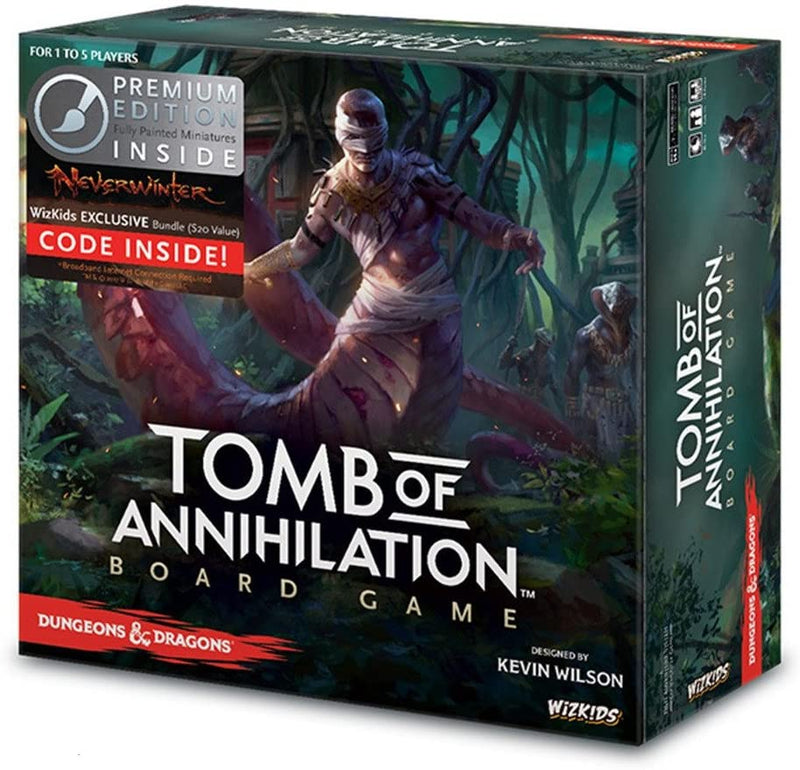D&D Tomb of Annihilation Board Game (Premium Edition)
