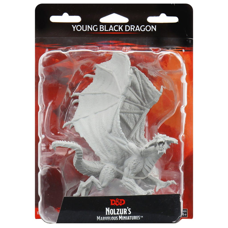 D&D Nolzur's Marvelous Unpainted Miniatures: Young Black Dragon