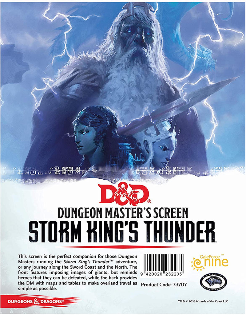 D&D DM Screen Storm King's Thunder