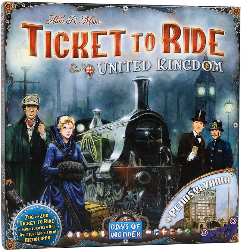 Ticket to Ride: Map Collection: Volume 5 - United Kingdom & Pennsylvania