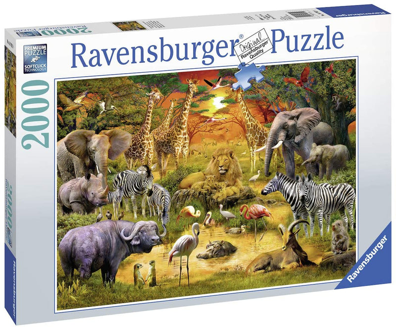 Puzzle: (2000 pc) Gathering at the Waterhole