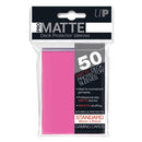 Card Sleeves: Ultra Pro - 50 Pro Matte "Standard" Pink (66mm x 91mm)