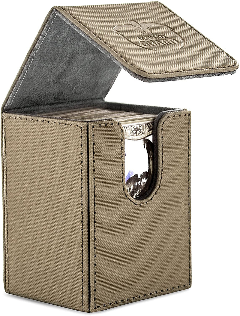 Deck Box: Ultimate Guard - Flip Deck Case Xenoskin Standard 80+ Sand