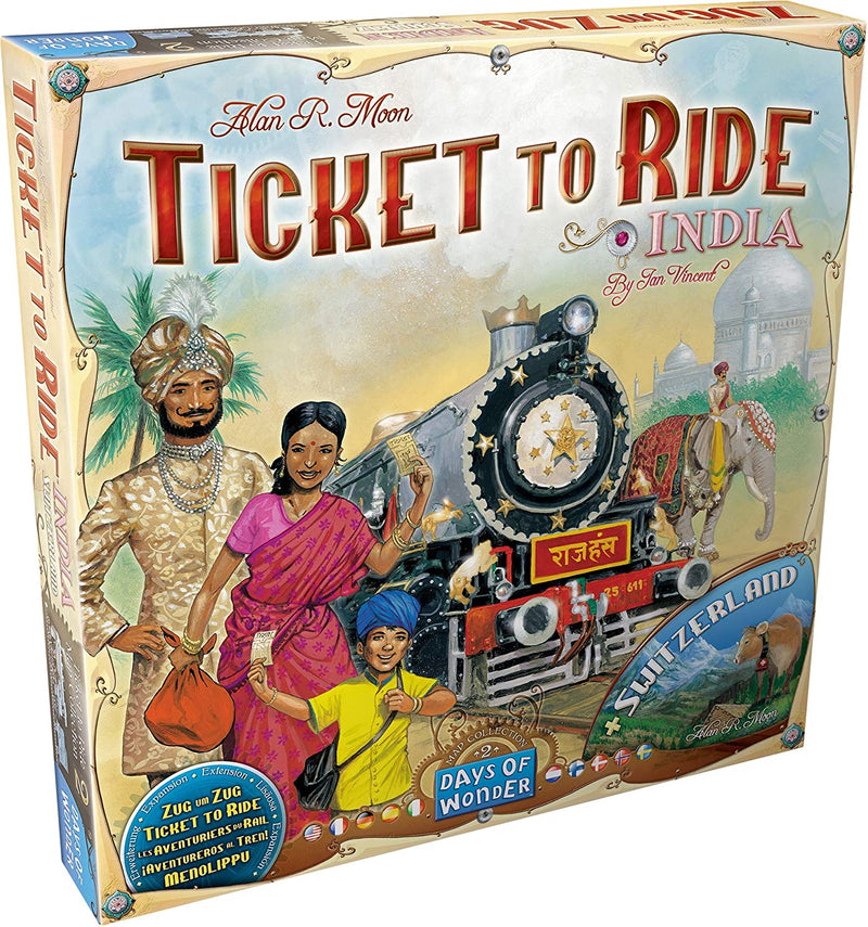 Ticket to Ride: Map Collection: Volume 2 - India & Switzerland