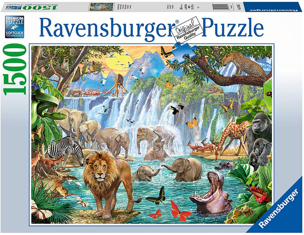 Puzzle: (1500 pc) Waterfall Safari