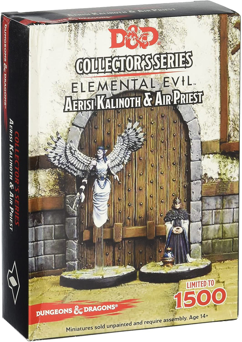 D&D Collector's Series Miniatures: Elemental Evil - Aerisi Kalinoth & Air Priest