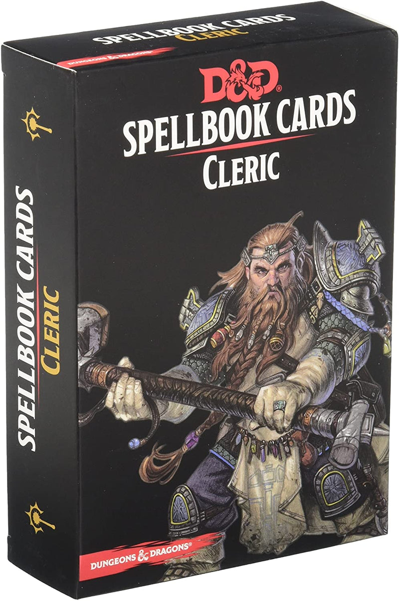 D&D Spellbook Cards: Cleric Deck (153 Cards) Revised 2018 Edition