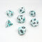 Dice: Chronicle Cards Dice Set - 'Splatter' Resin (Aqua)