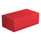Deck Box: Ultimate Guard - Arkhive Flip Case Xenoskin Standard 800+ Red