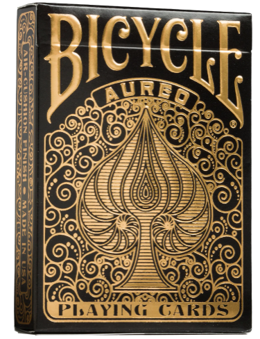 Playing Cards Bicycle Playing Cards Aureo Black Deck