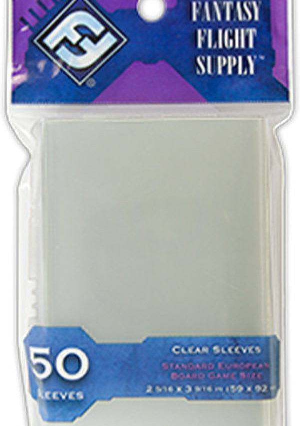 Card Sleeves: FFG - 50 Purple "Standard European" (59mm x 92mm)