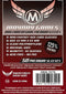 Card Sleeves: Mayday - 50 Premium Dark Red "Mini Chimera" (43mm x 65mm)