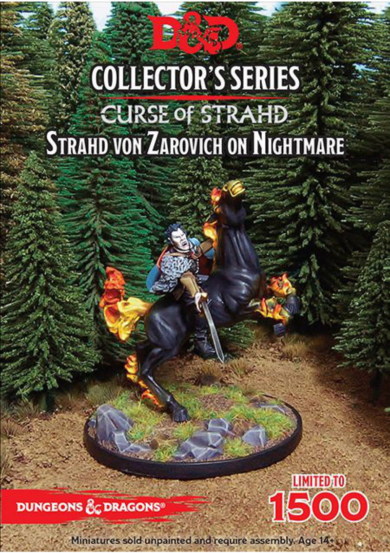 D&D Collector's Series Miniatures: Curse of Strahd - Strahd Von Zarovich on Nightmare