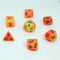 Dice: Chronicle Cards Dice Set - 'Fire Glow' Resin