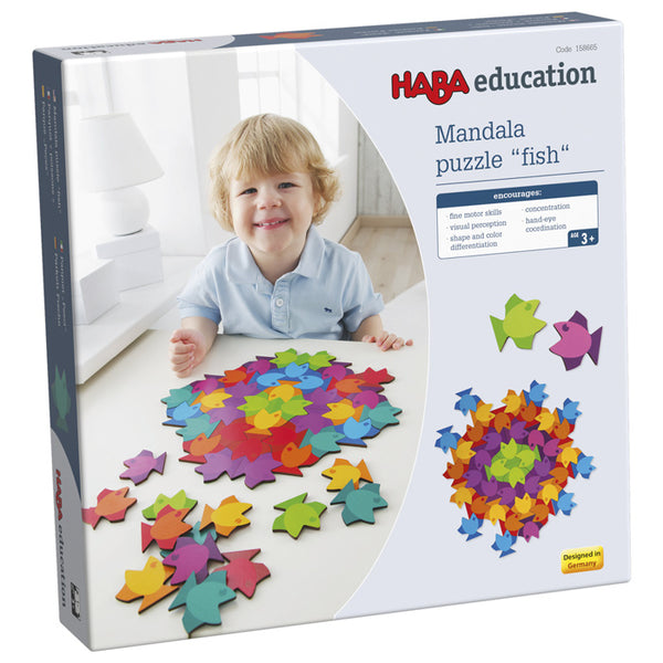 Haba: Mandala Puzzle - Fish Parquet