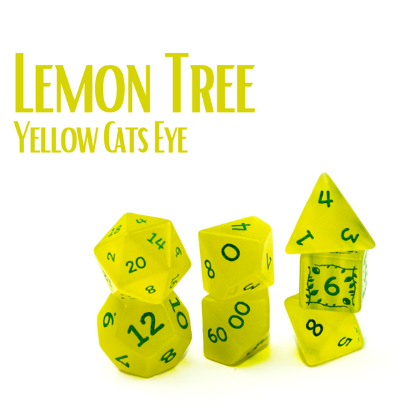 Dice: Level Up Dice Set - Lemon Tree