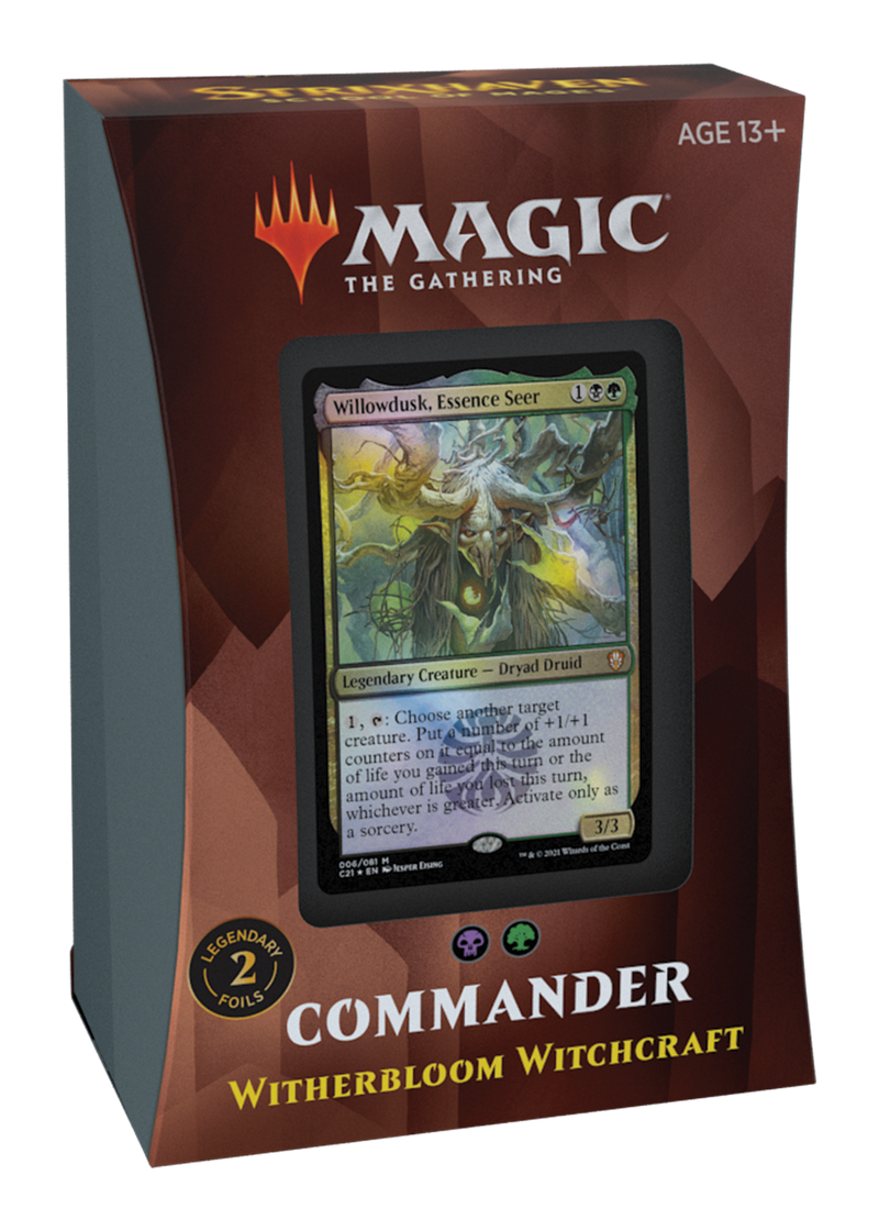 MTG Magic the Gathering: Strixhaven School of Mages - Commander Deck Witherbloom Witchcraft
