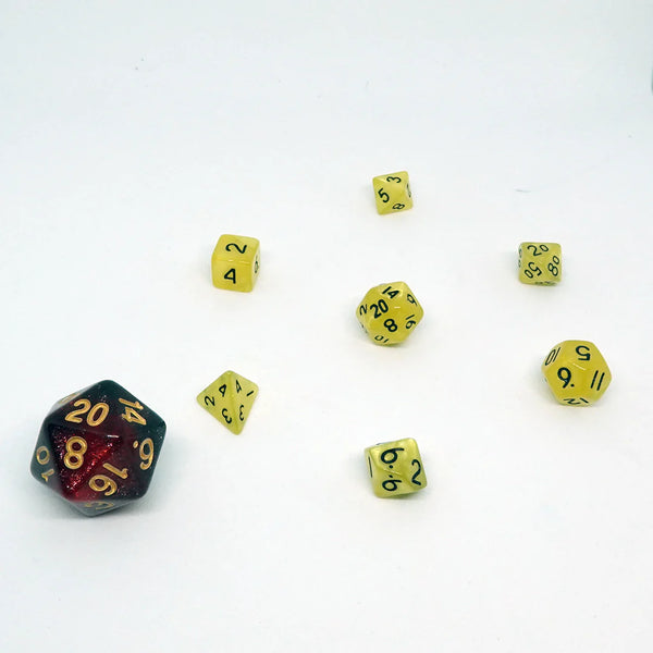 Dice: Chronicle Cards Dice Set - 'Mini Honey' Resin