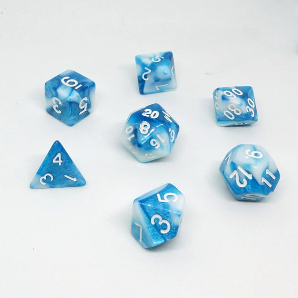 Dice: Chronicle Cards Dice Set - 'Oasis Marble' Resin