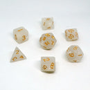 Dice: Chronicle Cards Dice Set - 'Pearlescent Cloud' Resin