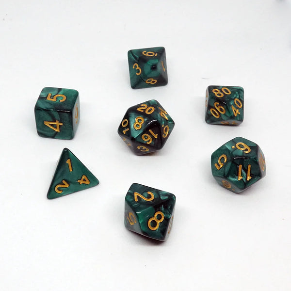 Dice: Chronicle Cards Dice Set - 'Pearlescent Forest' Resin