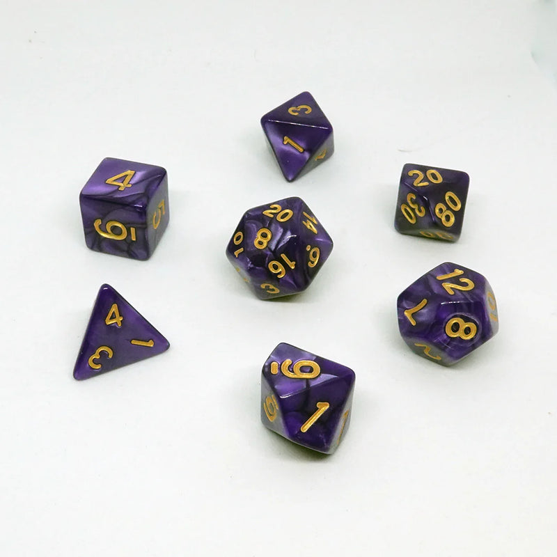 Dice: Chronicle Cards Dice Set - 'Pearlescent Midnight' Resin