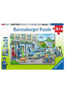 Puzzle: (2 x 24 pc) Police At Work