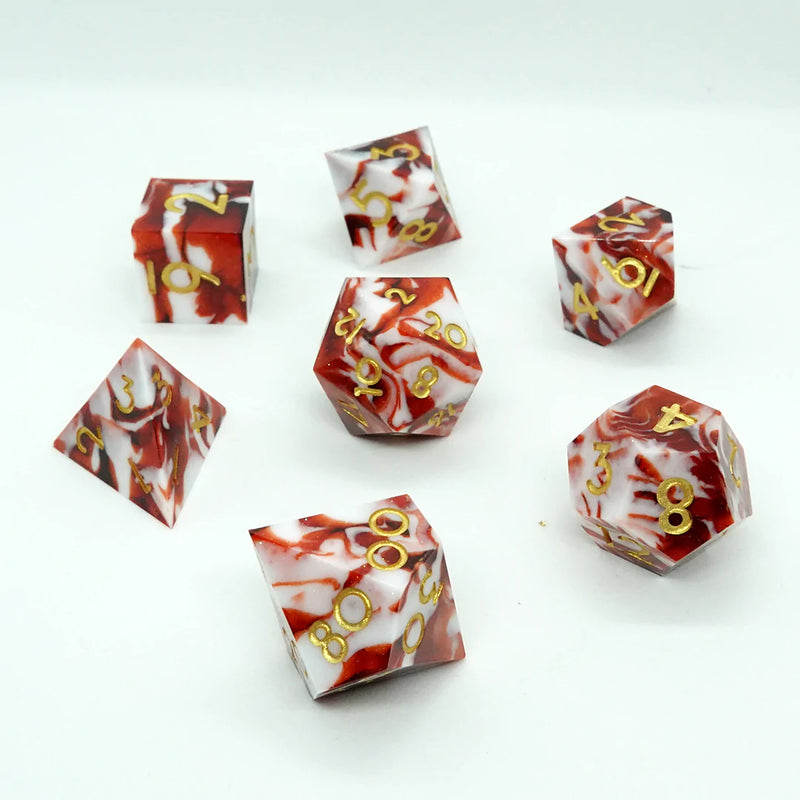 Dice: Chronicle Cards Dice Set - 'Candy' Sharp Resin