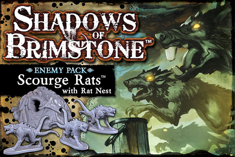 Shadows of Brimstone: Scourge Rats & Rats Nest Enemy Pack