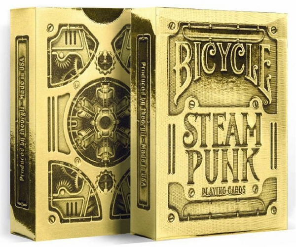 Playing Cards: Bicycle Playing Cards - Gold Steam Punk Deck