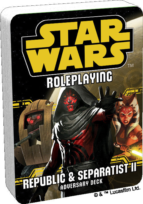 Star Wars: RPG - Republic & Separatist II Adversary Deck