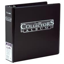 Ultra Pro 3" Black Collectors Album / Binder / Folder