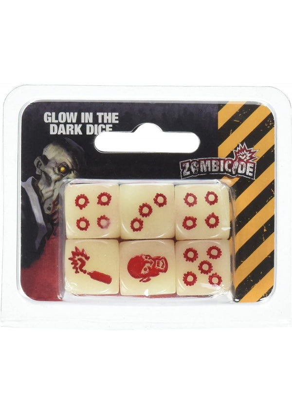 Zombicide: Glow in the Dark Dice (6)