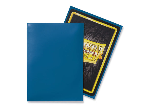 Card Sleeves: Dragon Shield - 100 Box Classic "Standard" Blue (63mm x 88mm)