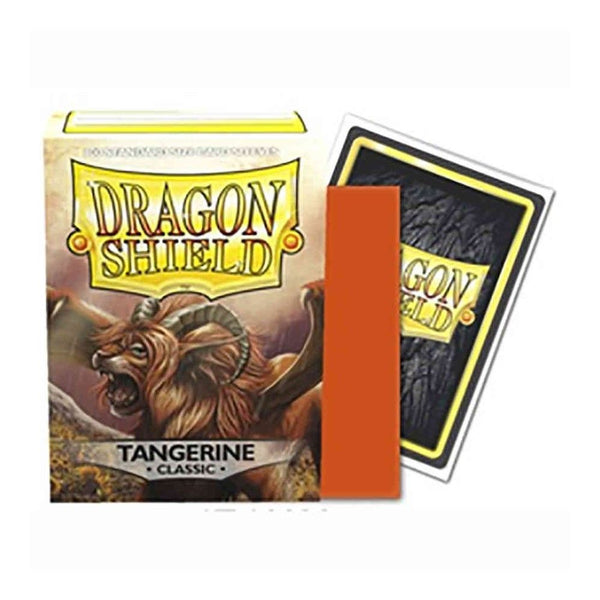 Card Sleeves: Dragon Shield - 100 Box Classic "Standard" Tangerine (63mm x 88mm)