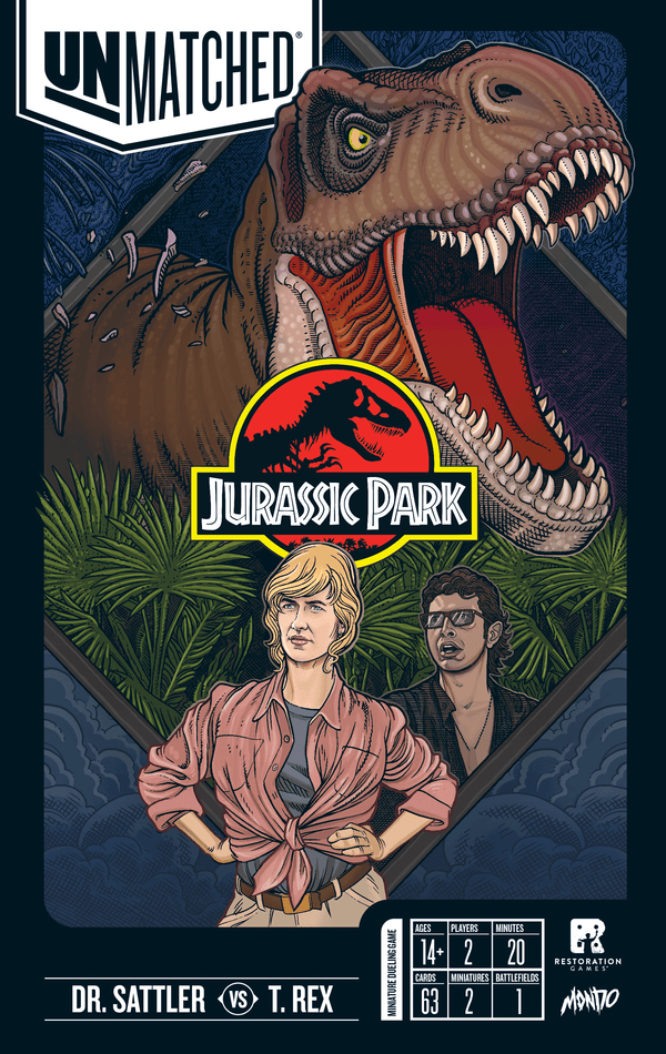 Unmatched - Jurassic Park Dr Sattler vs T.Rex